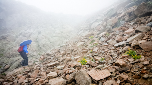#MountaineeringUmbrella :-) photo by Aron Ralston